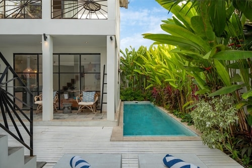 Tropical 3BR Villa | Pool, Near Pererenan Beach