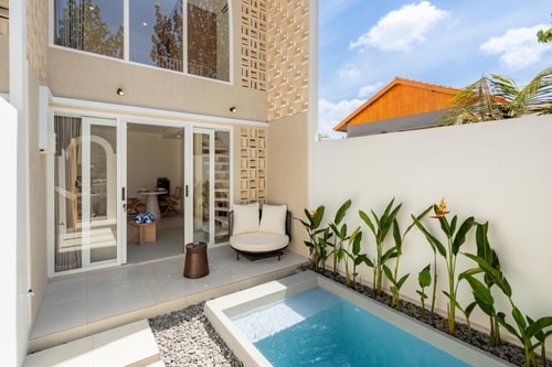 Modern 1BR Villa with Private Pool | Balangan