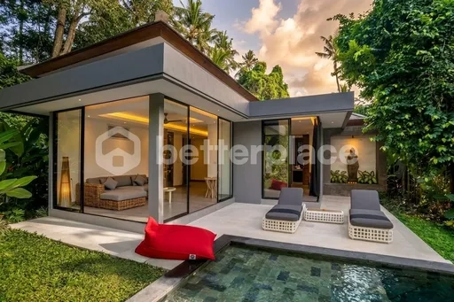 Where Tranquility Meets Walkable Convenience — Contemporary 1-Bed Villa Steps from Ubud's Finest Cafés and Restaurants