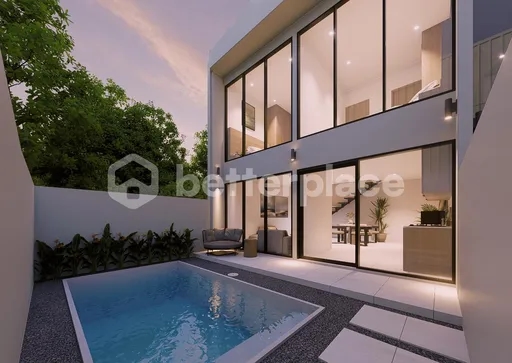 A Mezzanine Retreat Above an Airy Open Living Space — Distinctive Two-Bedroom Villa in Quiet Nunggalan