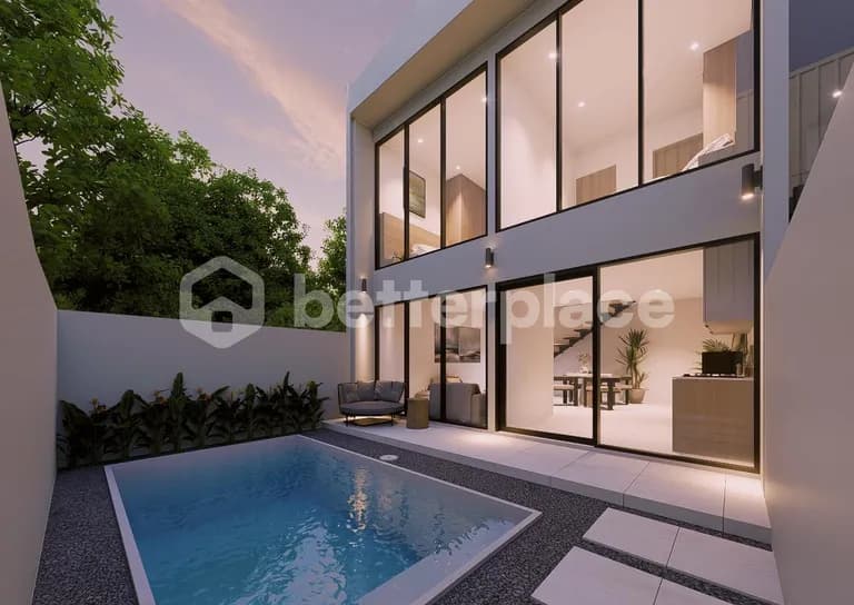 A Mezzanine Retreat Above an Airy Open Living Space — Distinctive Two-Bedroom Villa in Quiet Nunggalan
