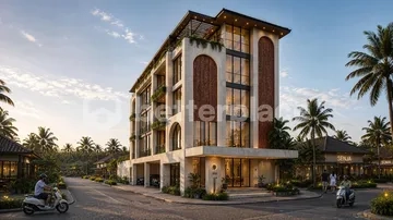 Sunset-Facing by Design — Infinity-Edge Pool, Open-Air Bar and Tropical Landscaping Above Kerobokan