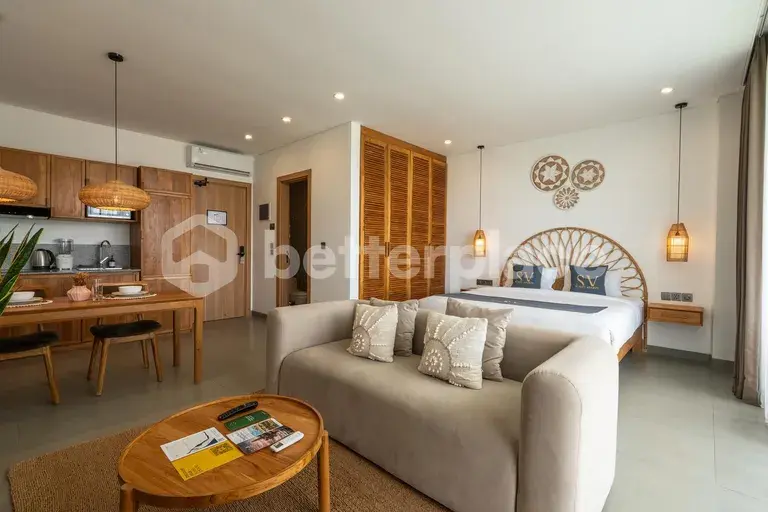 Modern Design 1 Bedroom Apartment in Berawa, A Few Minutes To The Beach