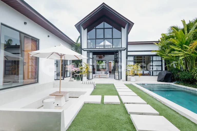Peaceful 3 Bedroom Tropical Villa with Private Pool in Cepaka – Yearly Rental