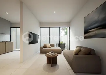 A Mezzanine Retreat Above an Airy Open Living Space — Distinctive Two-Bedroom Villa in Quiet Nunggalan