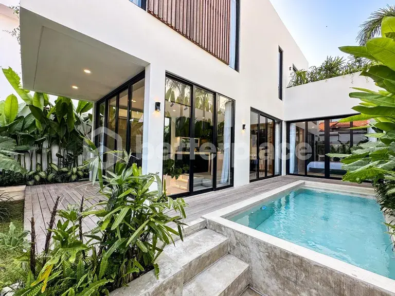 Stylish Three-Bedroom Villa in Tranquil Cemagi — Rooftop Firepit, Private Pool, Three Minutes to the Beach
